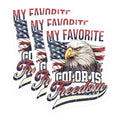(3 Pack) Freedom Decals - American Eagle Art - Patriotic Decals - 3 Inches On Longest Side - Easy Peel & Apply - Made in USA - 3MCS1069