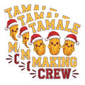 (3 Pack) Tamales Decals - Christmas Tamales - Tamale Making Crew Decal - 3 Inches On Longest Side - Easy Peel & Apply - Made in USA - 3MCS2359