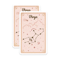 (2 Pack) Zodiac Star Sign Magnet - 5" On Longest Side - Sticks to Smooth Flat Surfaces - Made in USA - MAG9443