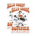 (2 Pack) Silly Goose Magnets - Summer Fun - Beach Vacation Home Decor - 5" On Longest Side - Premium Magnet - for Cars, Refrigerators, Toolboxes, Lockers - Made in USA - MAG17819