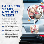 (2 Pack) Blessed Dishes Magnets - Kitchen - Funny Chicken Cleaning - Farmhouse Style - 5" On Longest Side - for Cars, Fridges, Toolboxes - Made in USA - MAG4502