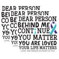 (3 Pack) Mental Health Decals - Suicide Prevention - Awareness Ribbon Decals- 3 Inches On Longest Side - Easy Peel & Apply - Made in USA - 3MCS5009