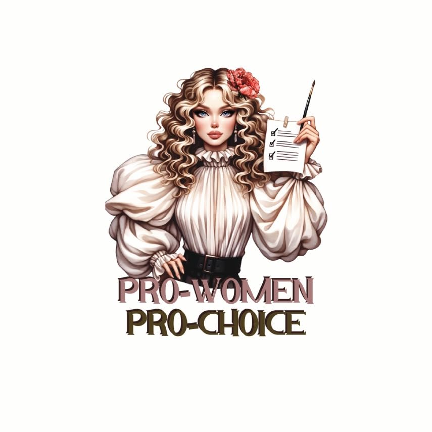 (3 Pack) Pro Choice Decals - Pro Women Stickers - Laptop Feminist Decal - 3 Inches On Longest Side - Easy Peel & Apply - Made in USA - 3MCS7811