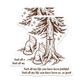 (2 Pack) Faithful Life Magnets - Cat and Tree - Christian Decor Fridge Magnets - 5" On Longest Side - Premium Magnet - for Cars, Refrigerators, Toolboxes, Lockers - Made in USA - MAG15498