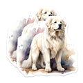 (2 Pack) Great Pyrenees Magnets - Dog Breed Decor - Fridge Magnets - 5" On Longest Side - Premium Magnet - for Cars, Refrigerators, Toolboxes, Lockers - Made in USA - MAG14378