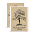 (2 Pack) Dogwood Tree Magnets - Virginia State Tree Decor - Nature Botanical Art - 5" On Longest Side - Premium Magnet - for Cars, Refrigerators, Toolboxes, Lockers - Made in USA - MAG17745