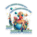 (2 Pack) Don't Stress Stickers - 5" On Longest Side - Sticks to Smooth Flat Surfaces - Made in USA - BMCS9038 - BMCS9038