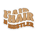 (2 Pack) Hair Hustler Magnets - Salon Decor - Cosmetology Student - Stylist Office Fridge Magnets - 5 Inches On Longest Side - Thick Durable Magnet - Made in USA - MAG39041