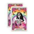 (2 Pack) Queer and Proud Skeleton Magnets - Rainbow Skeleton Art - LGBTQ+ Pride Magnets - 5" On Longest Side - for Cars, Fridges, Toolboxes - Made in USA - MAG4257