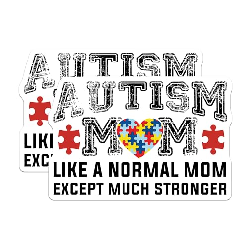 (2 Pack) Autism Awareness Magnet - 5" On Longest Side - Sticks to Smooth Flat Surfaces - Made in USA - MAG9895