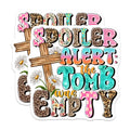 (2 Pack) Empty Tomb Magnets - Christian Easter Decor - Resurrection Day Jesus - Faith Based Kitchen Art - 5 Inches On Longest Side - Thick Durable Magnet - Made in USA - MAG25023