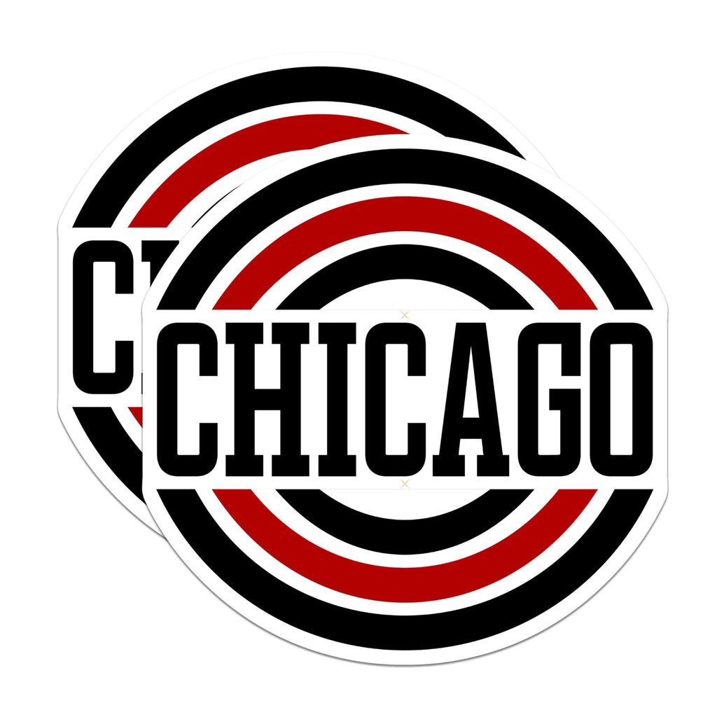 (2 Pack) Chicago Magnets - City Souvenir - Fridge Decor for City Lovers - 5" On Longest Side - Premium Magnet - for Cars, Refrigerators, Toolboxes, Lockers - Made in USA - MAG18029