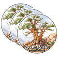 (3 Pack) Great Basin Decals - National Park Art - Laptop Decals - 3 Inches On Longest Side - Easy Peel & Apply - Made in USA - 3MCS0466