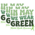 (3 Pack) Mental Health Decals - Green Ribbon Awareness - Motivational Stickers - 3 Inches On Longest Side - Easy Peel & Apply - Made in USA - 3MCS7003
