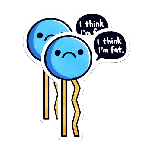 (2 Pack) Funny Cartoon Magnets - 5" On Longest Side - for Cars, Fridges, Toolboxes - Made in USA - MAG8017