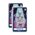 (2 Pack) The Drama King Stickers - Gothic Skeleton - Cosmic Art Stickers - 5" On Longest Side - Sticks to Smooth Flat Surfaces - Made in USA - BMCS9988