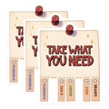 (3 Pack) Take What You Need Decals - Kindness Hug Money Rest Coffee - Laptop Decals Motivational Stickers - 3 Inches On Longest Side - Easy Peel & Apply - Made in USA - 3MCS6273