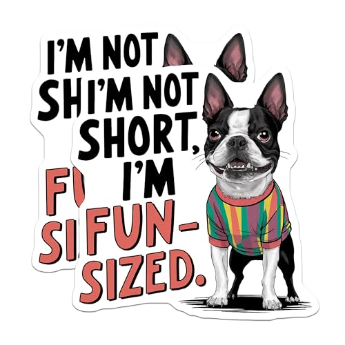 (2 Pack) Funny Dog Quote Stickers - 5" On Longest Side - Sticks to Smooth Flat Surfaces - Made in USA - BMCS8518 - BMCS8518