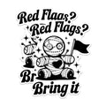 (2 Pack) Red Flags Voodoo Doll Magnets - Bring It Funny Magnets - Red Flags Humorous Magnets- 5" On Longest Side - for Fridges, Toolboxes, Cars - Made in USA - MAG2862