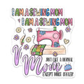 (2 Pack) Sewing Mom Magnets - Funny Quilter Fridge Decor - Creative Mother Hobby Art - Unique Women Seamstress Accent - 5 Inches On Longest Side - Thick Durable Magnet - Made in USA - MAG36222