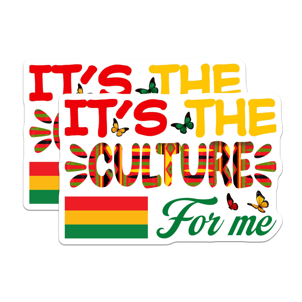 (2 Pack) It's The Culture Magnets - 5" On Longest Side - for Cars, Fridges, Toolboxes - Made in USA - MAG7358