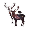(2 Pack) Deer Magnets - Galaxy Stag - Cosmic Animal Fridge Magnets - 5" On Longest Side - Premium Magnet - for Cars, Refrigerators, Toolboxes, Lockers - Made in USA - MAG16145