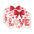 (2 Pack) Love Magnets - Heart Magnets - Valentine's Day Magnets - 5" On Longest Side - Premium Magnet - for Cars, Refrigerators, Toolboxes, Lockers - Made in USA - MAG15495