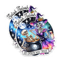 (2 Packs) Splish Splash His Opinion was Trash Stickers - Funny Spell Witchy Vibes Decals - 5 Inches On Longest Side - Premium Vinyl Decal - Sticks to Any Smooth Flat Surface - Made in USA - BMCS2523