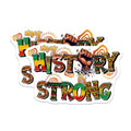 (2 Pack) My History is Strong Stickers - Inspirational African American Art - Empowerment Pack - 5" On Longest Side - Sticks to Smooth Flat Surfaces - Made in USA - BMCS7854