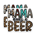 (2 Pack) Mama Needs Beer Magnets - Western Mama Decor - Funny Refrigerator Accessories - 5 Inches On Longest Side - Thick Durable Magnet - Made in USA - MAG29654