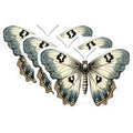 (3 Pack) Butterfly Decals - Insect Stickers - Laptop Decal - Vintage Style - 3 Inches On Longest Side - Easy Peel & Apply - Made in USA - 3MCS2169