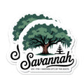 (2 Pack) Savannah Georgia Magnets - Hostess City - Southern Travel Souvenir - 5" On Longest Side - Premium Magnet - for Cars, Refrigerators, Toolboxes, Lockers - Made in USA - MAG18888