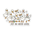 (2 Pack) Easter Goose Magnets - Cute Springtime Animal Art - Funny Fridge Decor - Kawaii Kitchen Organizer - 5 Inches On Longest Side - Thick Durable Magnet - Made in USA - MAG38829