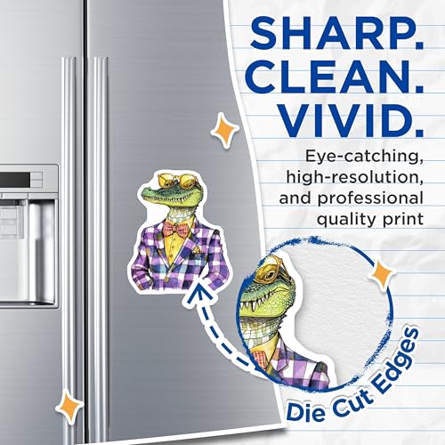 (2 Pack) Funny Animal Decor Magnet - 5" On Longest Side - Sticks to Smooth Flat Surfaces - Made in USA - MAG9501