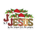 (2 Pack) Jesus Reason for Season Magnets - Christian Christmas Decor - Festive Holiday Statement - 5 Inches On Longest Side - Thick Durable Magnet - Made in USA - MAG25863