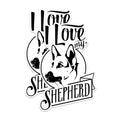(2 Pack) I Love My Shepherd Magnets - German Shepherd Dog Magnets - Dog Lover Car Magnets- 5" On Longest Side - for Fridges, Toolboxes, Cars - Made in USA - MAG2970
