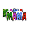 (2 Pack) Spooky Mama Magnets - Halloween Mom Refrigerator Decoration - Vibrant Ghost Bat Candy Slime Art - 5 Inches On Longest Side - Thick Durable Magnet - Made in USA - MAG24675