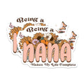 (2 Pack) Being a a Magnets - Makes My Life Complete - Butterfly Flower Design - Refrigerator Decor - 5" On Longest Side - for Cars, Fridges, Toolboxes - Made in USA - MAG7226
