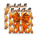 (2 Pack) Basketball Mama Magnets - Proud Sports Mom - Game Day Supporter - 5 Inches On Longest Side - Thick Durable Magnet - Made in USA - MAG27545