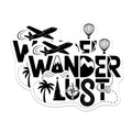 (2 Pack) Wanderlust Travel Magnets - Adventure Explorer Decor - Vacation Planner Souvenir - Global Journey Magnets - 5 Inches On Longest Side - Thick Durable Magnet - Made in USA - MAG39629