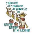 (3 Pack) Frog Cowboy Decals - Funny Western - Gun Meme Stickers - 3 Inches On Longest Side - Easy Peel & Apply - Made in USA - 3MCS2258