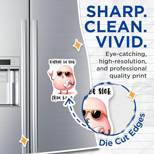 (2 Pack) Humorous Kitchen Decor Magnet - 5" On Longest Side - Sticks to Smooth Flat Surfaces - Made in USA - MAG9686