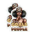 (2 Pack) Chasing Goals Not People Magnets Magnets - Motivational Decor - Inspirational Quotes - 5" On Longest Side - Made in USA - Sticks to Refrigerators & Metal Surfaces - MAG9044