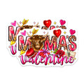(2 Pack) Mama's Valentine Highland Cow Magnets - Cute Valentine's Day Decor - Romantic Kitchen Decor for Mom - 5 Inches On Longest Side - Thick Durable Magnet - Made in USA - MAG30357