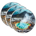 (3 Pack) Lassen Volcanic Decals - National Park Sticker - Laptop Decal - 3 Inches On Longest Side - Easy Peel & Apply - Made in USA - 3MCS0513