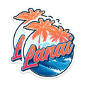 (2 Pack) Lanai Hawaii Magnets - Tropical Island Decor - Vacation Souvenir - 5" On Longest Side - Premium Magnet - for Cars, Refrigerators, Toolboxes, Lockers - Made in USA - MAG17848