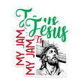 (2 Pack) Jesus is My Jam Magnets - Religious Magnets - Christian Decor Magnets - 5" On Longest Side - Premium Magnet - for Cars, Refrigerators, Toolboxes, Lockers - Made in USA - MAG16599