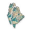 (2 Pack) Maine State Magnets - Grunge Art Magnets - Vacation Souvenir Decorations - 5" On Longest Side - Premium Magnet - for Cars, Refrigerators, Toolboxes, Lockers - Made in USA - MAG17951
