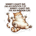 (2 Pack) Indoor Cat Magnets - Funny Cat Sayings - Cute Cat Quotes - Kitty Lover Magnets - Cat Lover - 5" On Longest Side - for Cars, Fridges, Toolboxes - Made in USA - MAG3663