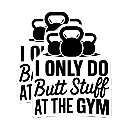 (2 Pack) Funny Fitness Magnets - Gym Humor - Workout Motivation - 5" On Longest Side - for Cars, Fridges, Toolboxes - Made in USA - MAG5608